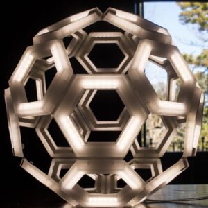 C60 Table and floor lamp