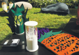 design battery lamp